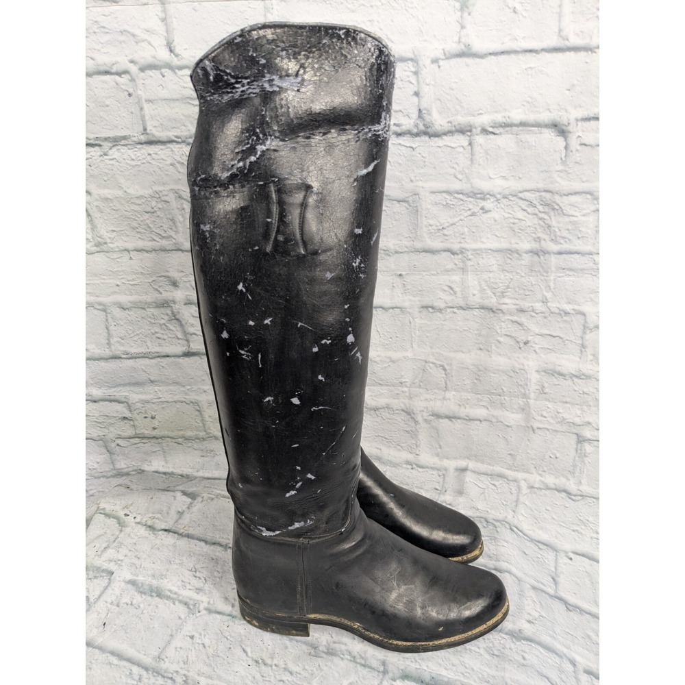 Vintage Dehner Riding Boots Black Leather  Women's Size 6b.     s14